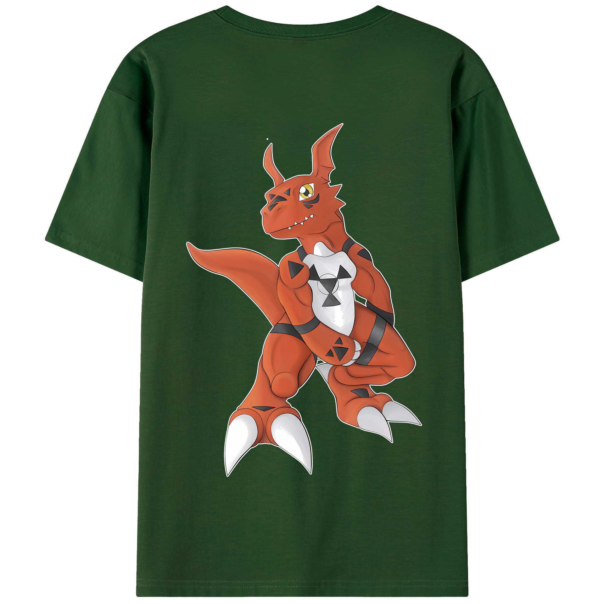（画像用） Digimon デジタルモンスター/デジモン 綿100％半袖Tシャツ（背面プリント）